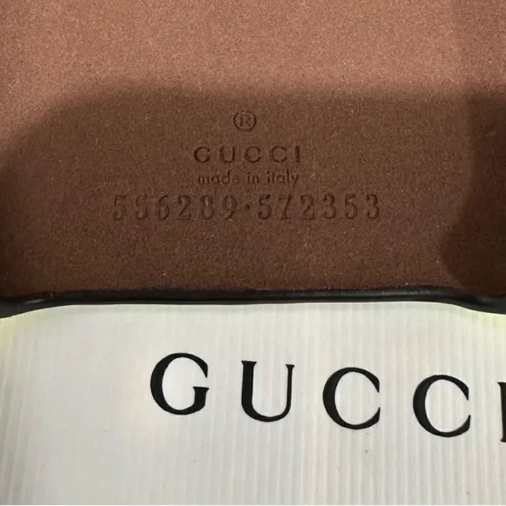 Gucci Fluorescent Yellow iPhone X Textured Case Retro Logo Print New In Box